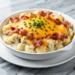 Keto Bacon Ranch Cauliflower Casserole - featured image