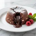 keto chocolate lava cake - featured image