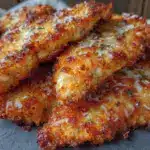Keto Crispy Parmesan Chicken Tenders - featured image