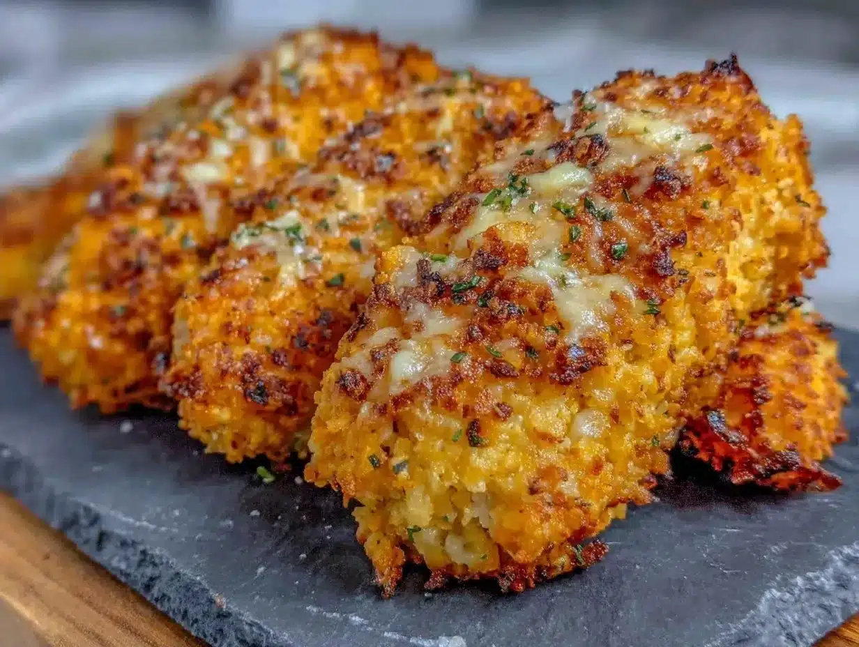 Keto Crispy Parmesan Chicken Tenders: Cheap Single-Serve Budget Meal 4 Keto Crispy Parmesan Chicken Tenders preparation steps