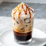 keto iced caramel macchiato - featured image
