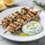 Mediterranean Lemon Herb Grilled Chicken Skewers - featured image