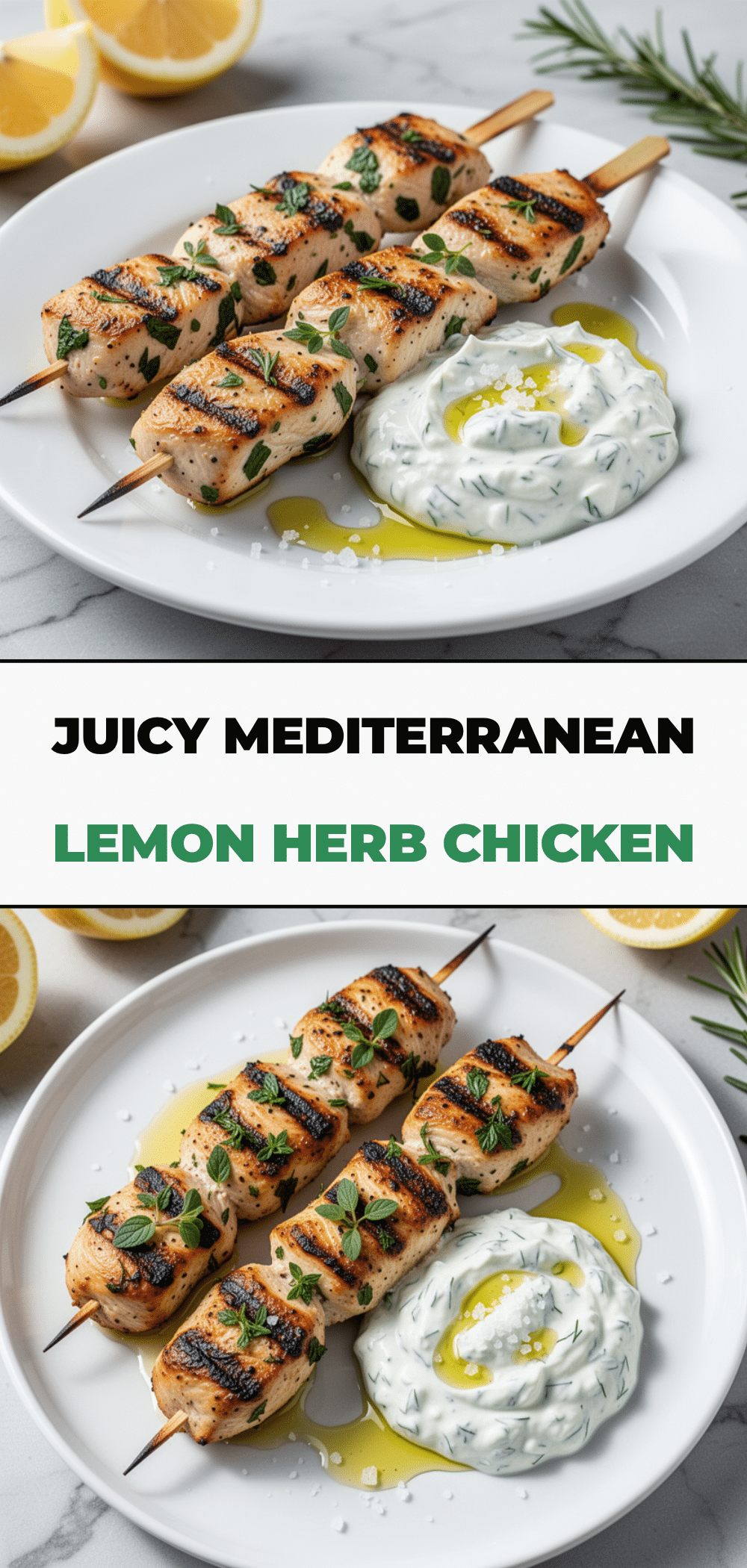 Mediterranean Lemon Herb Grilled Chicken Skewers: Easy Better Than Takeout 5 Mediterranean Lemon Herb Grilled Chicken Skewers recipe