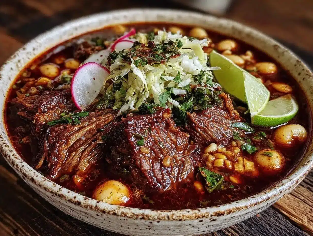 Mexican Pozole Rojo: Gentle Self-Care for Tired Evenings 4 Mexican Pozole Rojo preparation steps