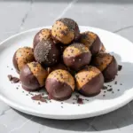 no-bake almond butter energy balls - featured image