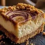 no-bake Biscoff cheesecake bars - featured image