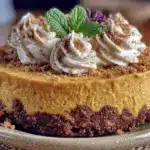 no-bake pumpkin cheesecake - featured image