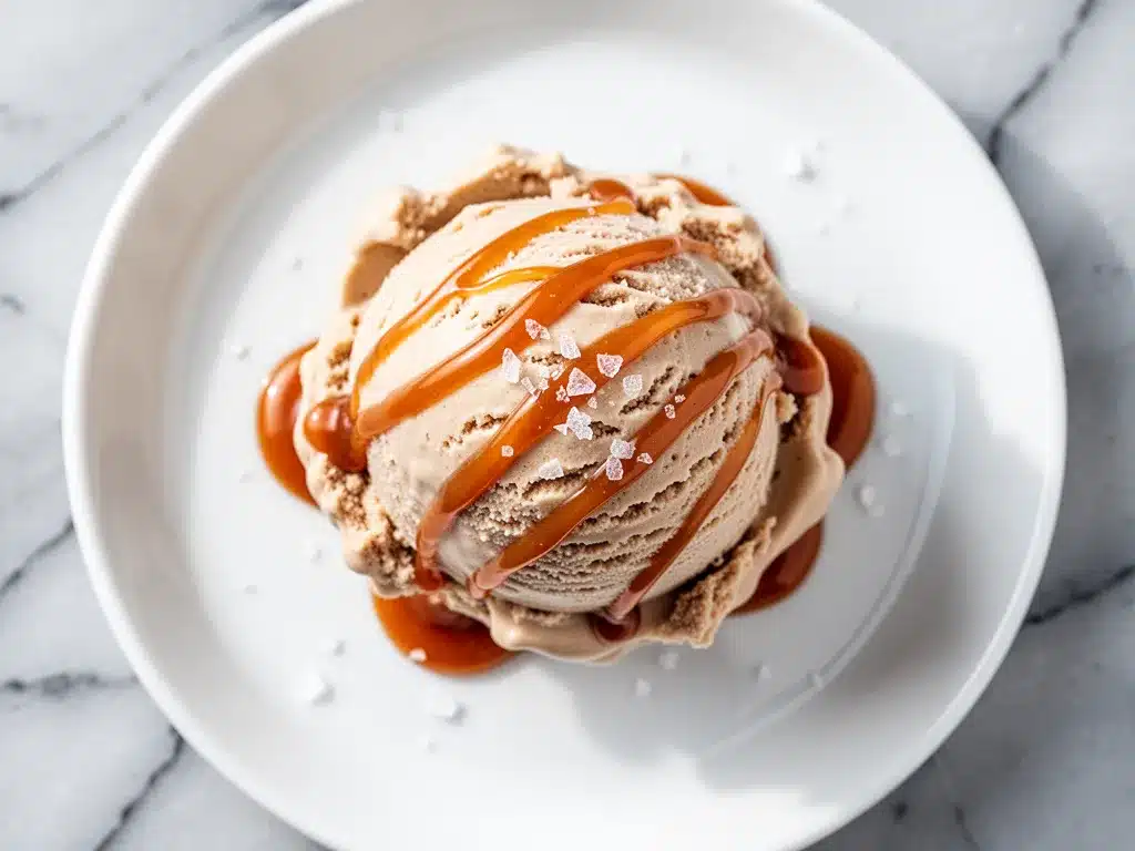 Ultra-Creamy No-Churn Salted Caramel Ice Cream: Easy 3-Ingredient Dessert 4 no-churn salted caramel ice cream preparation steps