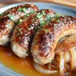 Oktoberfest Beer Braised Bratwurst - featured image