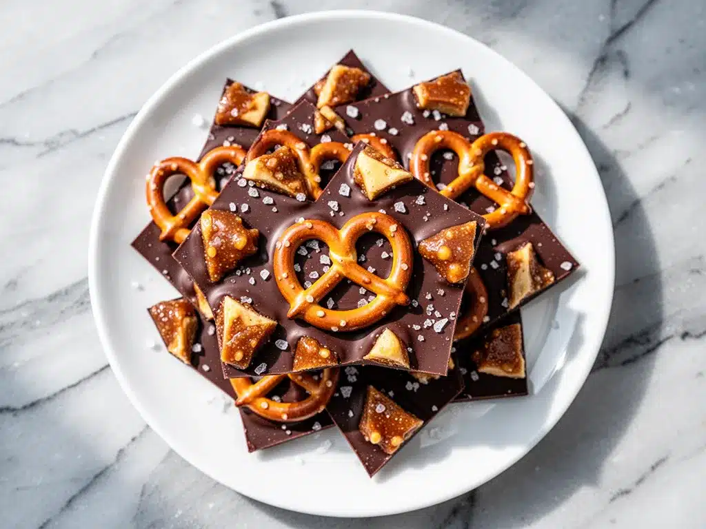 Oktoberfest Pretzel Toffee Bark: Easy Holiday Party Snack 4 oktoberfest pretzel toffee bark preparation steps