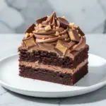peanut butter cup chocolate cake - featured image
