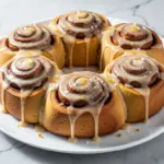 pumpkin spice cinnamon rolls - featured image