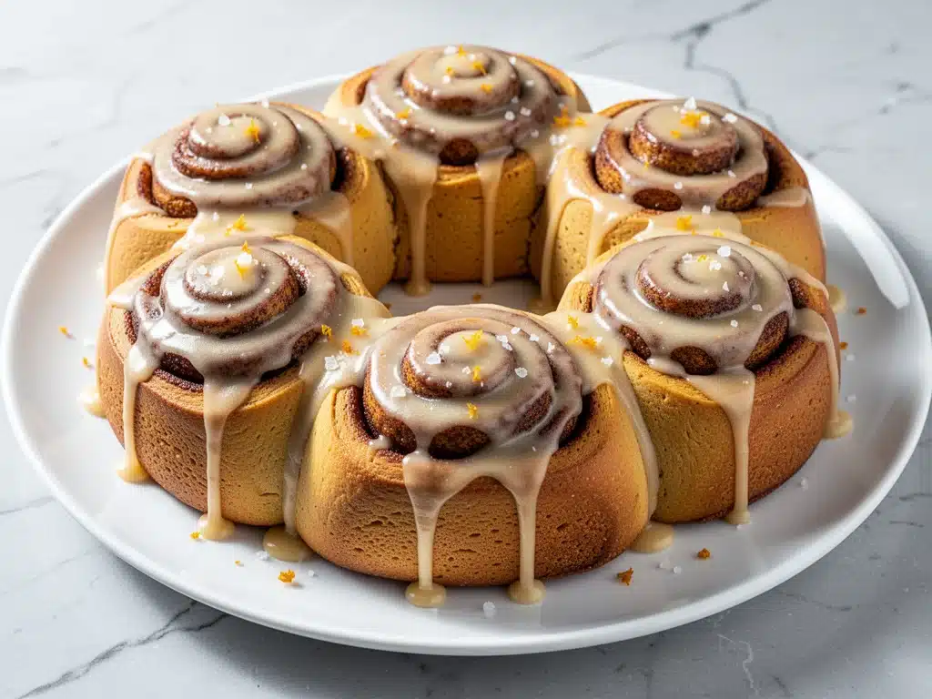 pumpkin spice cinnamon rolls - featured image