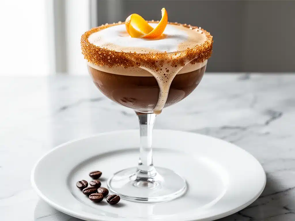 pumpkin spice espresso martini - featured image