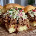 slow cooker pulled pork sliders - featured image