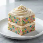 small batch funfetti sugar cookie bars - featured image