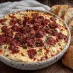 smoked queso dip - featured image