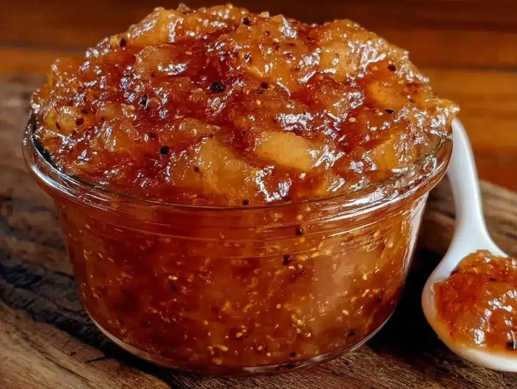 spiced pear preserves - featured image
