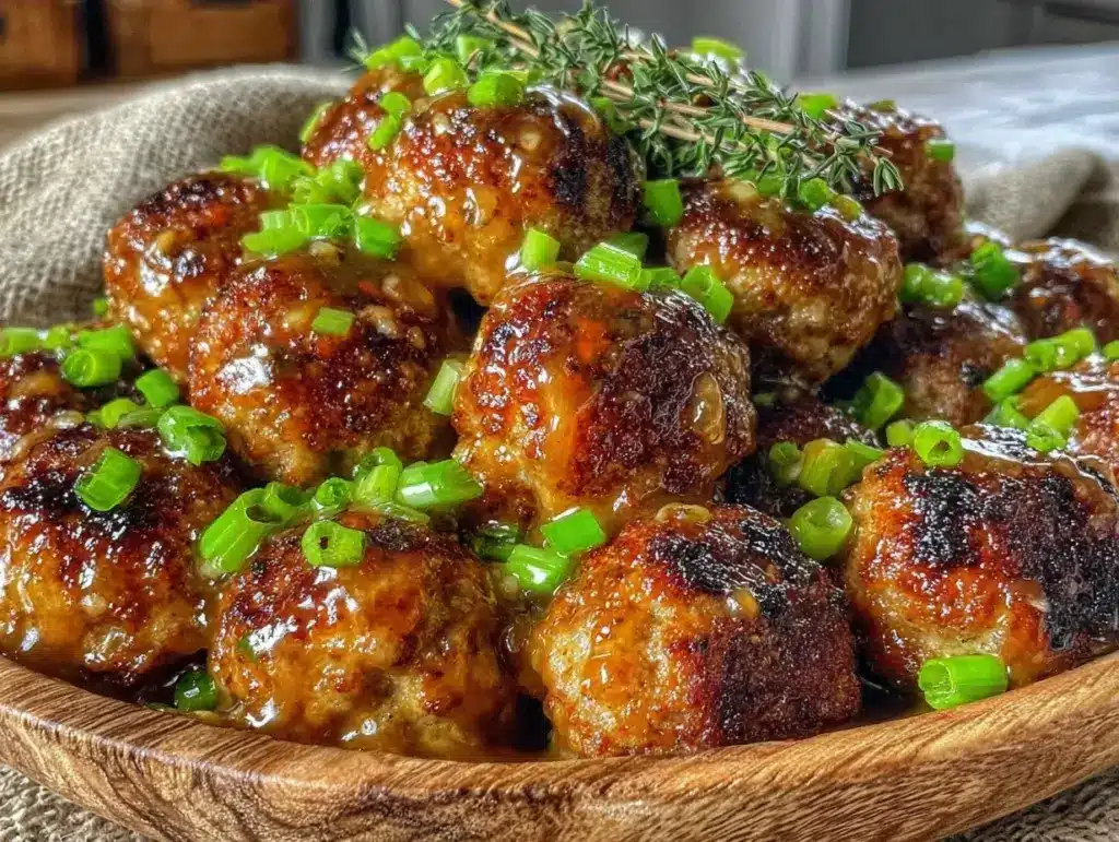 Tailgate Crockpot Honey Garlic Meatballs - featured image
